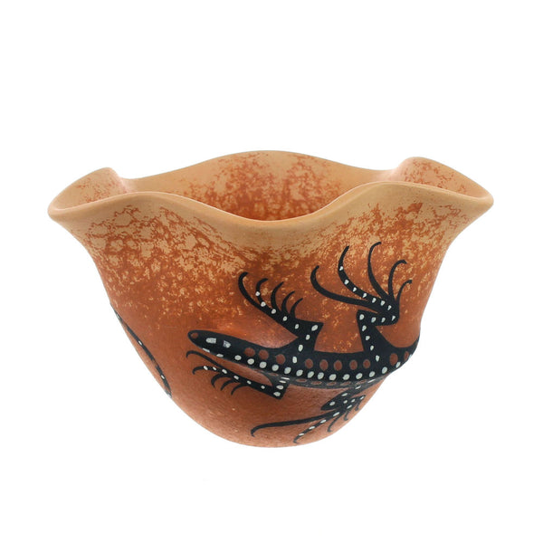 Zuni Indian Gecko Pottery Hand Crafted By Artist Lorenda Cellicion SN20028